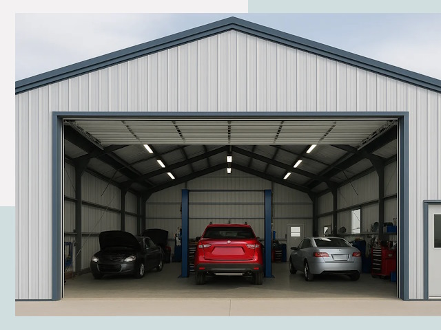 Ангары из сэндвич панелей от 615 руб. в Екатеринбург