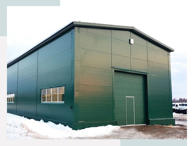 Двускатные ангары в Екатеринбурге