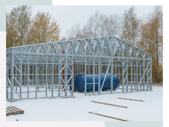 Металлические ангары в Екатеринбурге