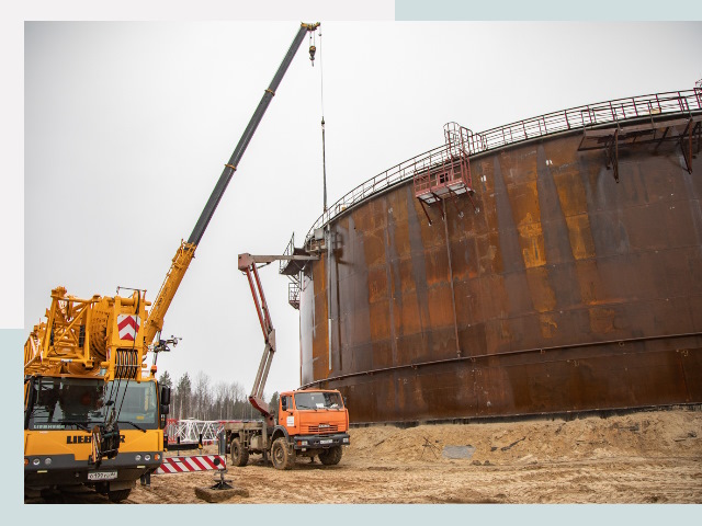 Монтаж резервуаров в Екатеринбурге от 615 руб. за м³