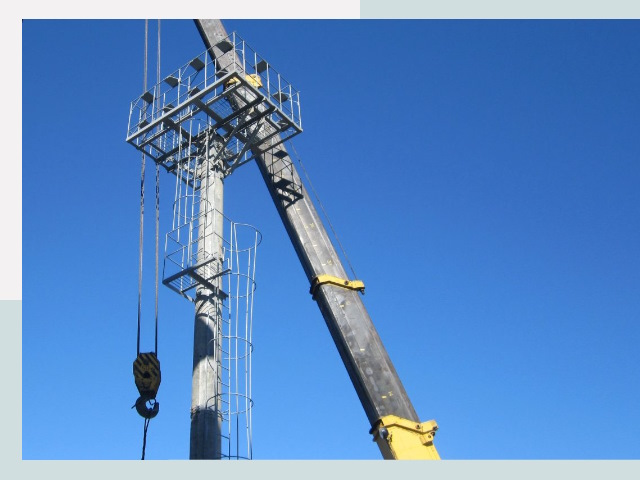 Монтаж осветительных мачт в Екатеринбург от 615 руб.