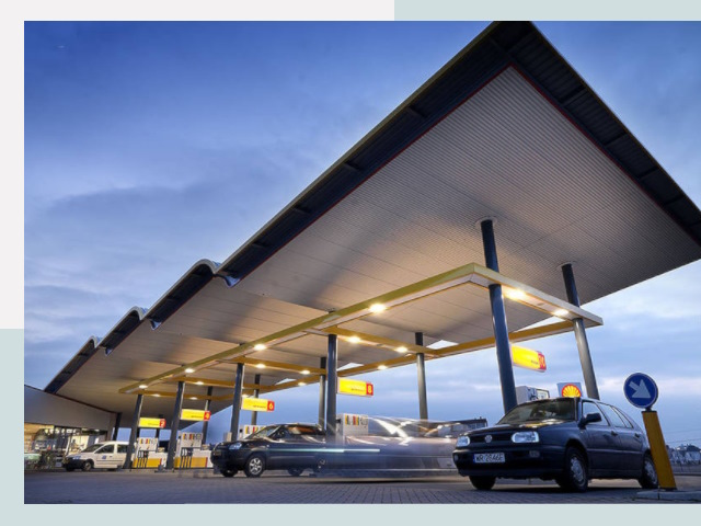 Навесы для АЗС в Екатеринбург от 615 руб. - Защита и комфорт