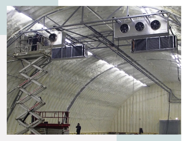 Оснащение ангаров в Екатеринбурге