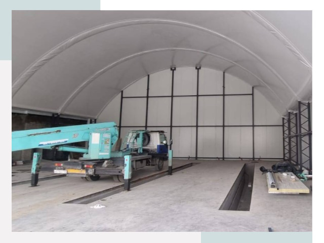 Внутреннее оснащение ангаров в Екатеринбурге