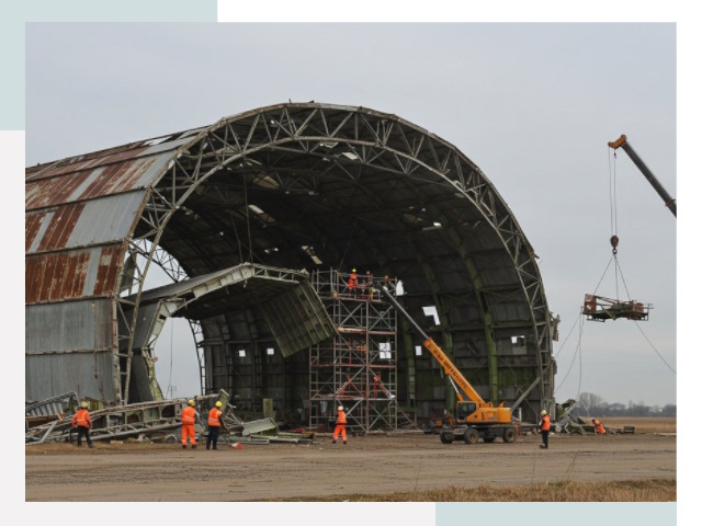 Демонтаж ангаров в Екатеринбурге