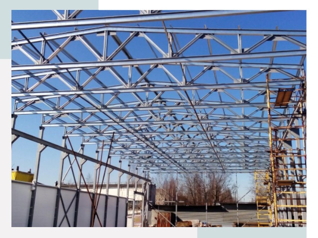 Металлокаркасы для складов в Екатеринбурге